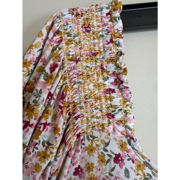 Torrid Super Soft Floral Flutter Sleeve Top Size 3 - Picture 7 of 7